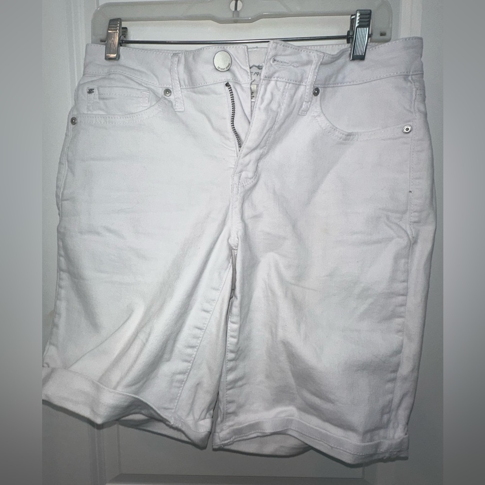 Seven Bermuda shorts